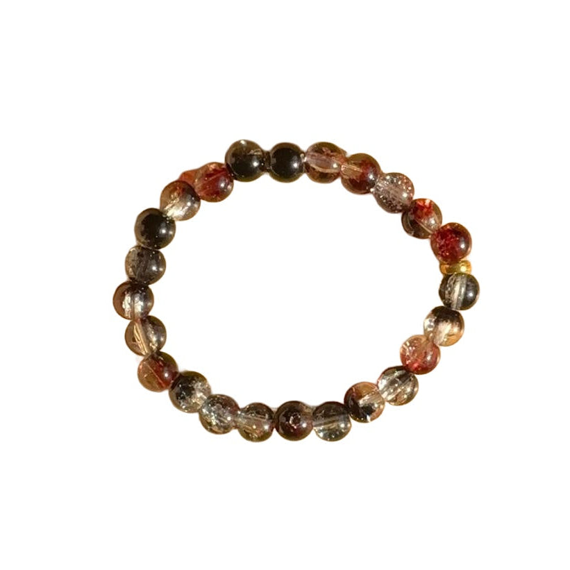 Midnight Flame bracelet on white background